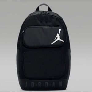 Jordan Large Unisex Cargo Black Adjustable Straps Multi-Compartment Backpack NWT